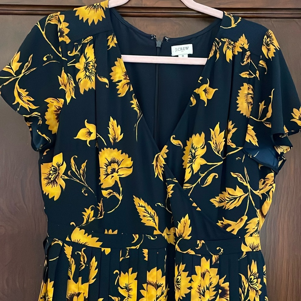 J. Crew Faux Wrap Midi Dress